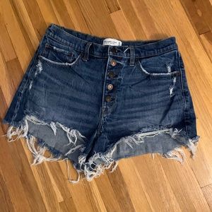 High rise mom shorts